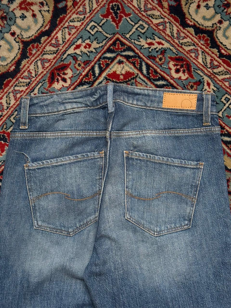 QS High Waisted Wide FIT Blue Flared Jeans - 26