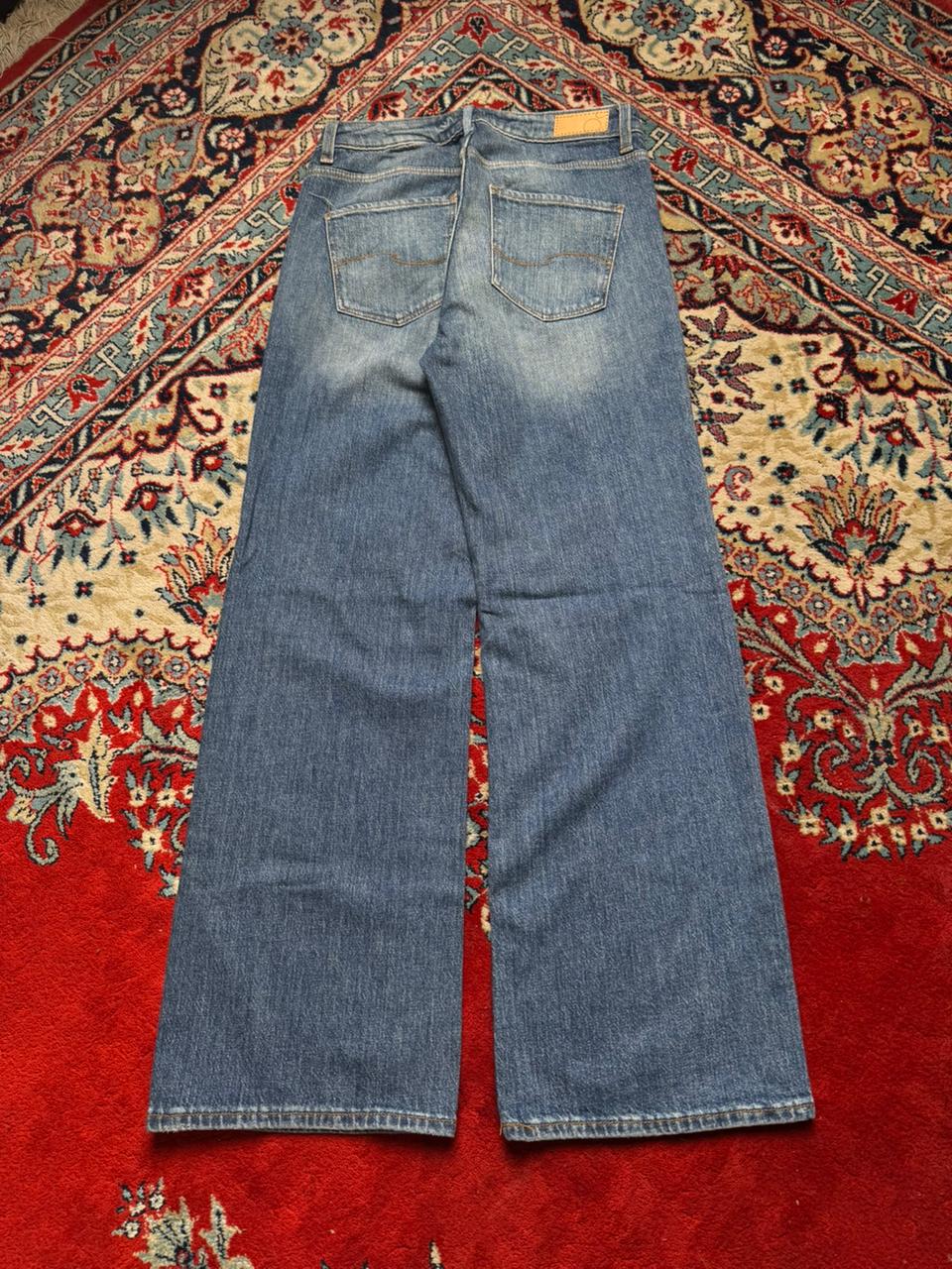 QS High Waisted Wide FIT Blue Flared Jeans - 26