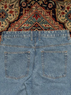 ASOS DESIGN Blue High Waisted Baggy Jeans - 32