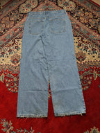 ASOS DESIGN Blue High Waisted Baggy Jeans - 32