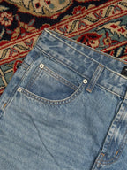 ASOS DESIGN Blue High Waisted Baggy Jeans - 32
