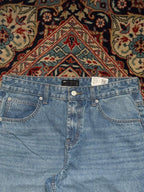 ASOS DESIGN Blue High Waisted Baggy Jeans - 32