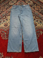 ASOS DESIGN Blue High Waisted Baggy Jeans - 32