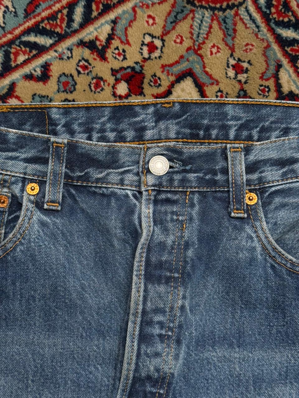 Levi’s 501s Straight FIT WASHED BLUE NON STRETCH Jeans - 32