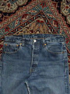 Levi’s 501s Straight FIT WASHED BLUE NON STRETCH Jeans - 32