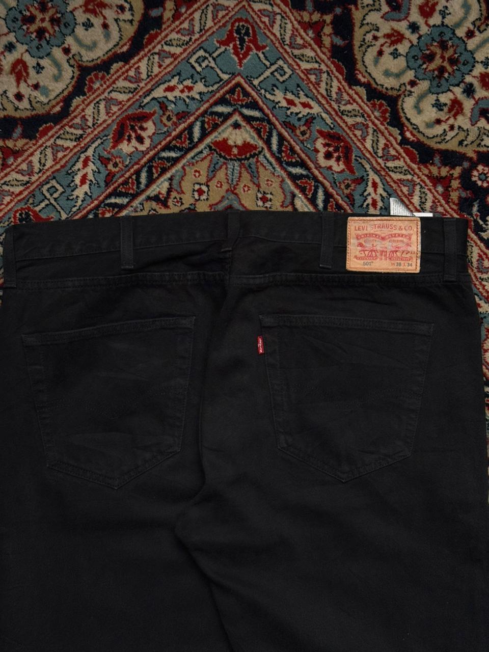 Levi's Premium 501 STRAIGHT FIT Black Jeans - 38