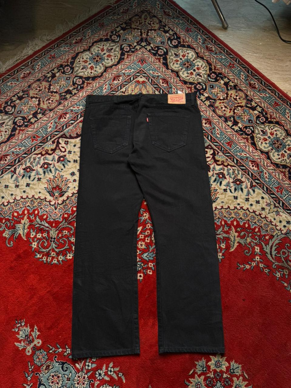 Levi's Premium 501 STRAIGHT FIT Black Jeans - 38