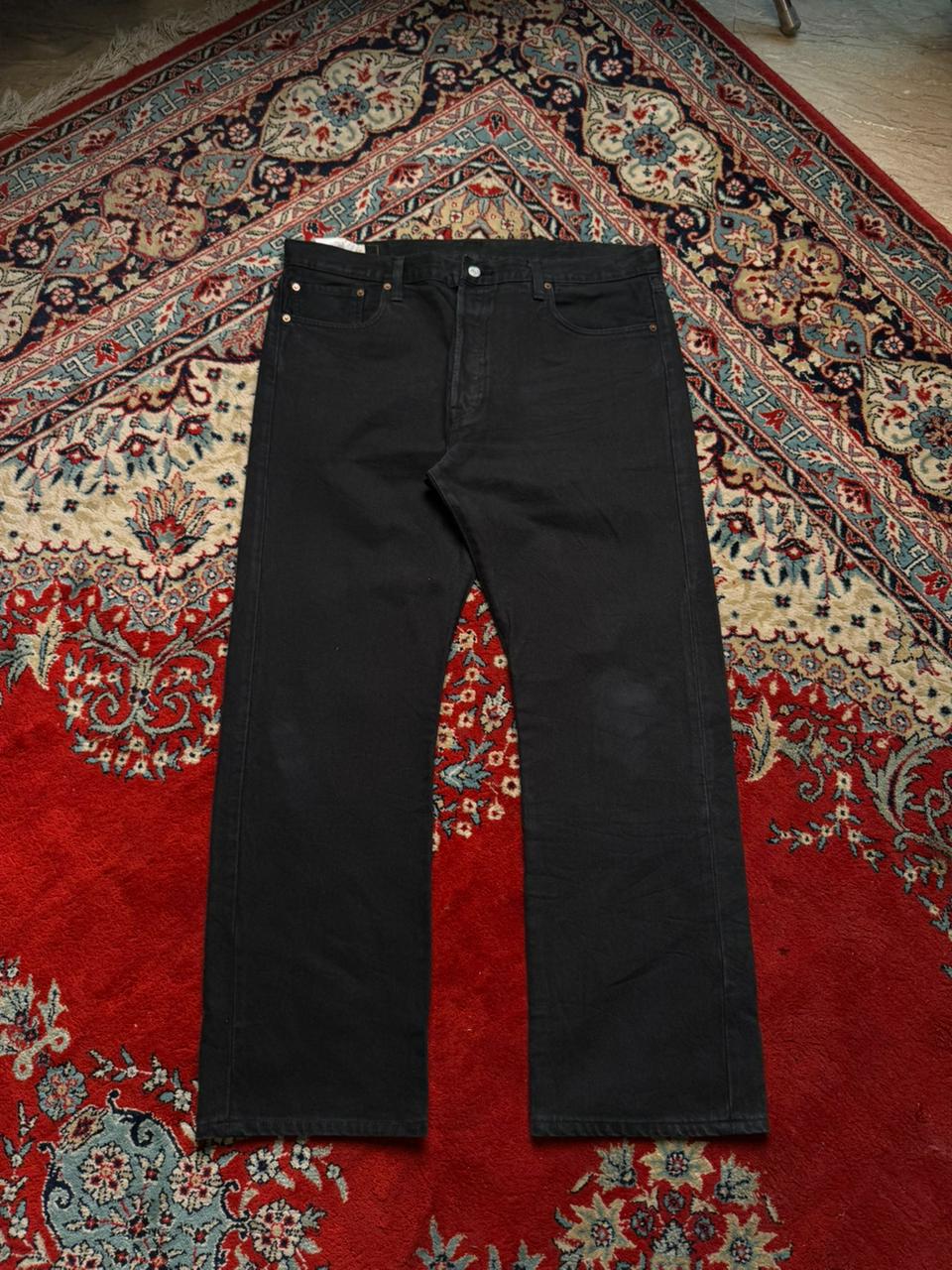 Levi's Premium 501 STRAIGHT FIT Black Jeans - 38
