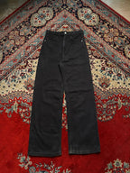 H&M High Waisted Wide FIT Faded Black JEANS - 26