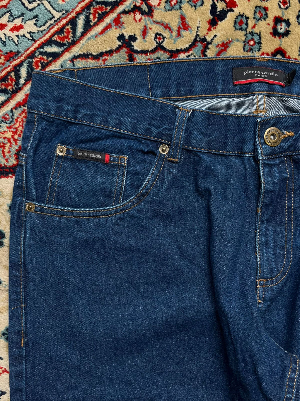 Pierre Cardin Paris Dark Wash Straight FIT Jeans - 36
