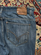 Mish Mash Jeans Indigo Blue Hand Finished Straight FIT Jeans - 36