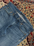 Uniqlo Jeans Medium Blue Wash Straight FIT Jeans - 34