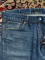 Uniqlo Jeans Medium Blue Wash Straight FIT Jeans - 34