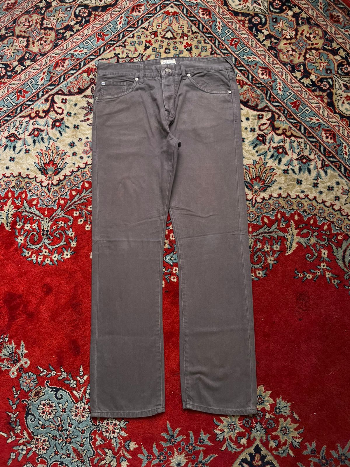St George by Duffer Owen Straight FIT Grey Jeans - 32