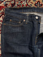 Levi's W521 JAPANESE MADE Dark Wash Indigo Selvedge Denim Straight-SLIM FIT Jeans - 28