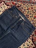 Levi's W521 JAPANESE MADE Dark Wash Indigo Selvedge Denim Straight-SLIM FIT Jeans - 28