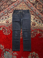 Levi's W521 JAPANESE MADE Dark Wash Indigo Selvedge Denim Straight-SLIM FIT Jeans - 28