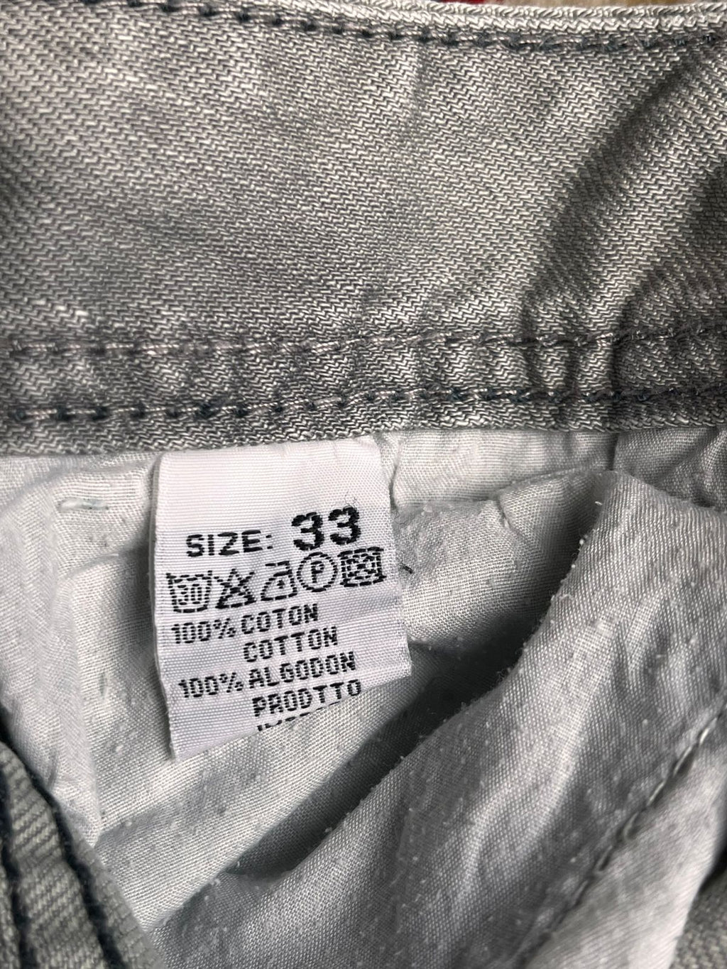 Jaylvis Jeans Grey Acid Wash Denim BOOTCUT FIT JEANS - 32