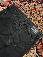 Levi's Slim Fit Black Washed Stretchable Jeans - 30