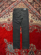 Levi's Slim Fit Black Washed Stretchable Jeans - 30