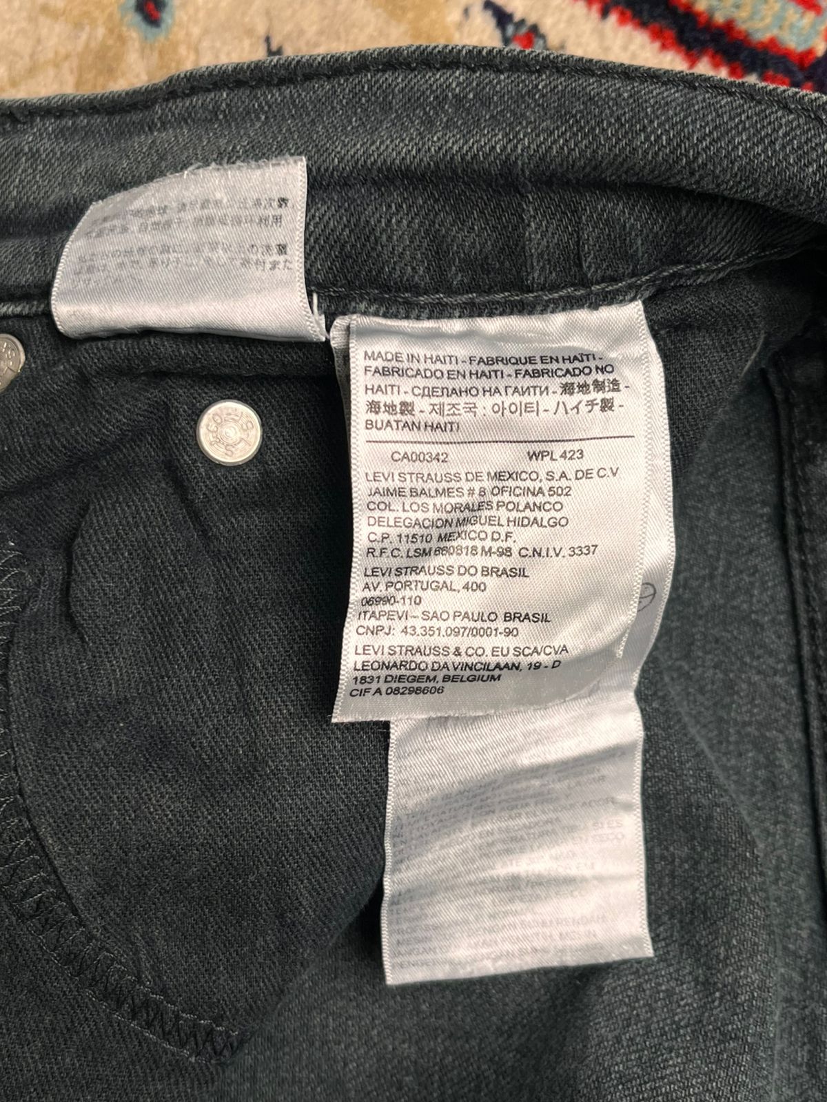 Levi's 511 Slim Fit Black Wash Stretchable Jeans - 30