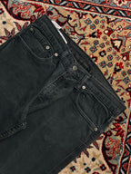 Levi's Slim Fit Black Washed Stretchable Jeans - 30