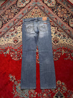 Replay WASHED Blue Distressed Bootcut FIT STURDY Jeans - 30