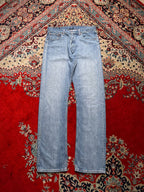 VINTAGE Levi’s 501 Original Fit Light Washed Blue Straight Fit Jeans - 32