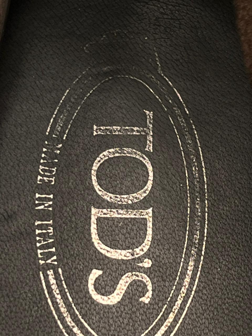 Tod's Italy Brown Suede Penny Loafer Shoes