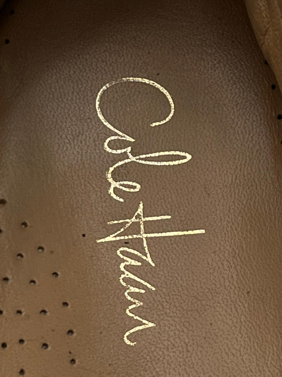 Cole Haan Black Glossy Leather Penny Loafers