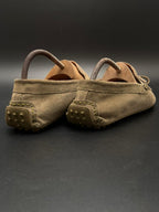 Derimod Tan Suede Leather Moccasins Loafers - 43