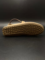 Derimod Tan Suede Leather Moccasins Loafers - 43