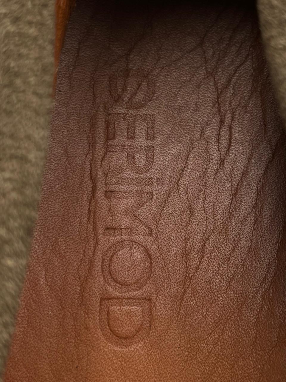 Derimod Tan Suede Leather Moccasins Loafers