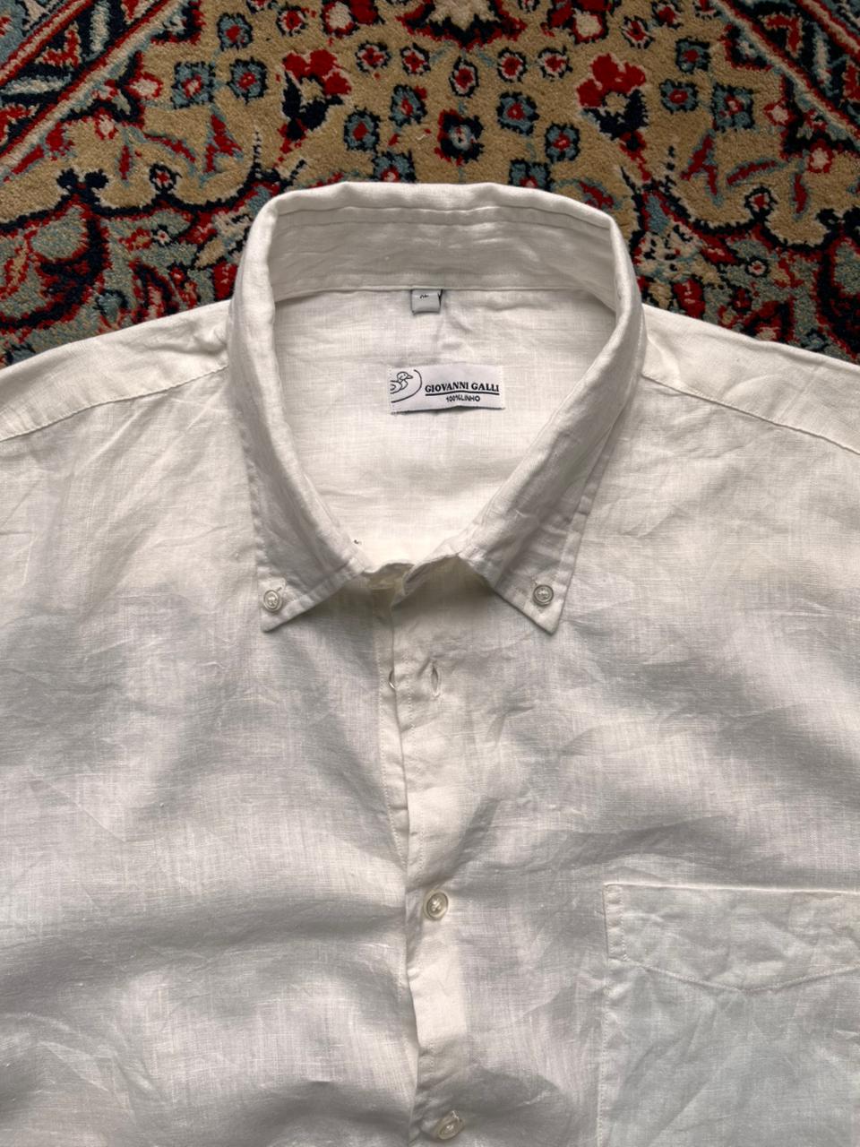 Giovanni Galli Premium Linen Button Down Essential Shirt - XL