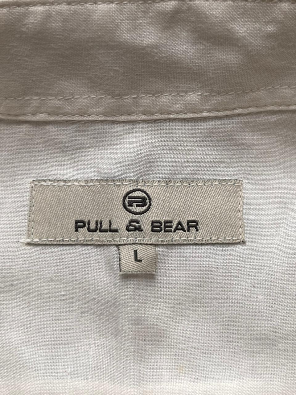 Pull & Bear Lightweight Summer Breathable Ramie Button Down Shirt - XL