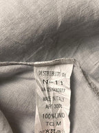 ITALIAN MADE Linen Button Down Casual Shirt - L
