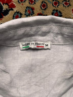 ITALIAN MADE Linen Button Down Casual Shirt - L