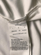NIKE DRI-FIT ESSENTIAL WHITE PERFORMANCE ATHLETIC TEE - XL