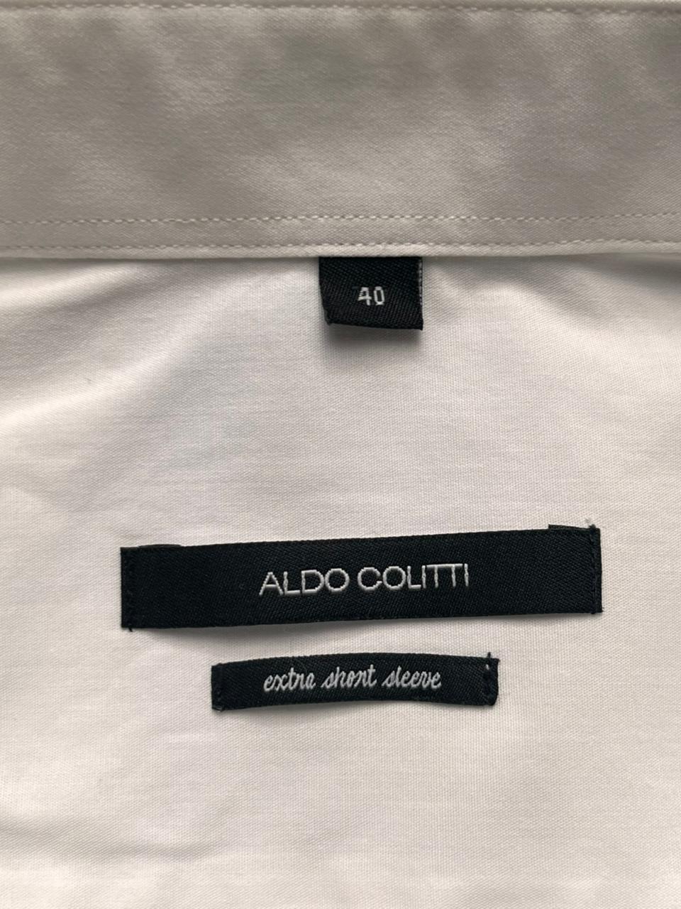 Aldo Colitti Cotton White Button Down Dress Shirt - L