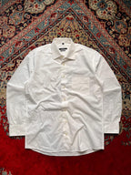 Aldo Colitti Cotton White Button Down Dress Shirt - L