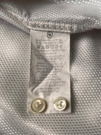 VAKKO Luxury White Textured Cotton Viscose Tailored French Cuff Dress Shirt - XL