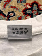 VINTAGE ADIDAS PURE COTTON RELAXED FIT PRINTED TEE - M