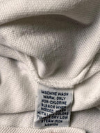 POLO RALPH LAUREN CLASSIC WHITE PIQUE COTTON RELAXED FIT POLO - L