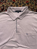 VINTAGE BURBERRY LILAC POLO - L