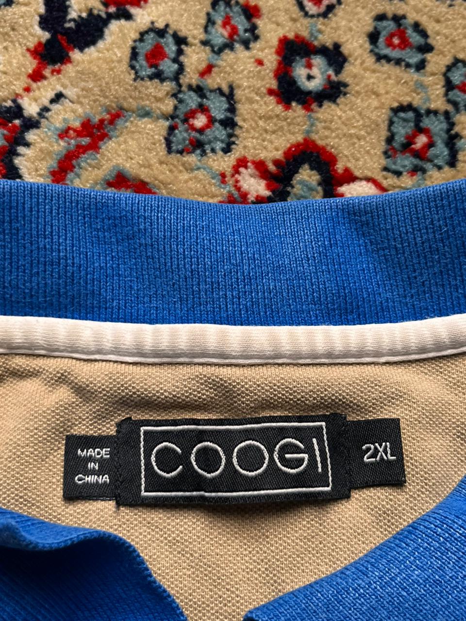 COOGI AUSTRALIAN MADE PURE COTTON PATCHED LOGO POLO - XXL