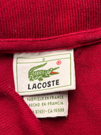 VINTAGE LACOSTE FRANCE MADE PURE COTTON BOXY FIT POLO - XL
