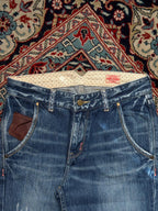 Vintage CUBE SUGAR Distressed Relaxed FIT Women Jeans - 28
