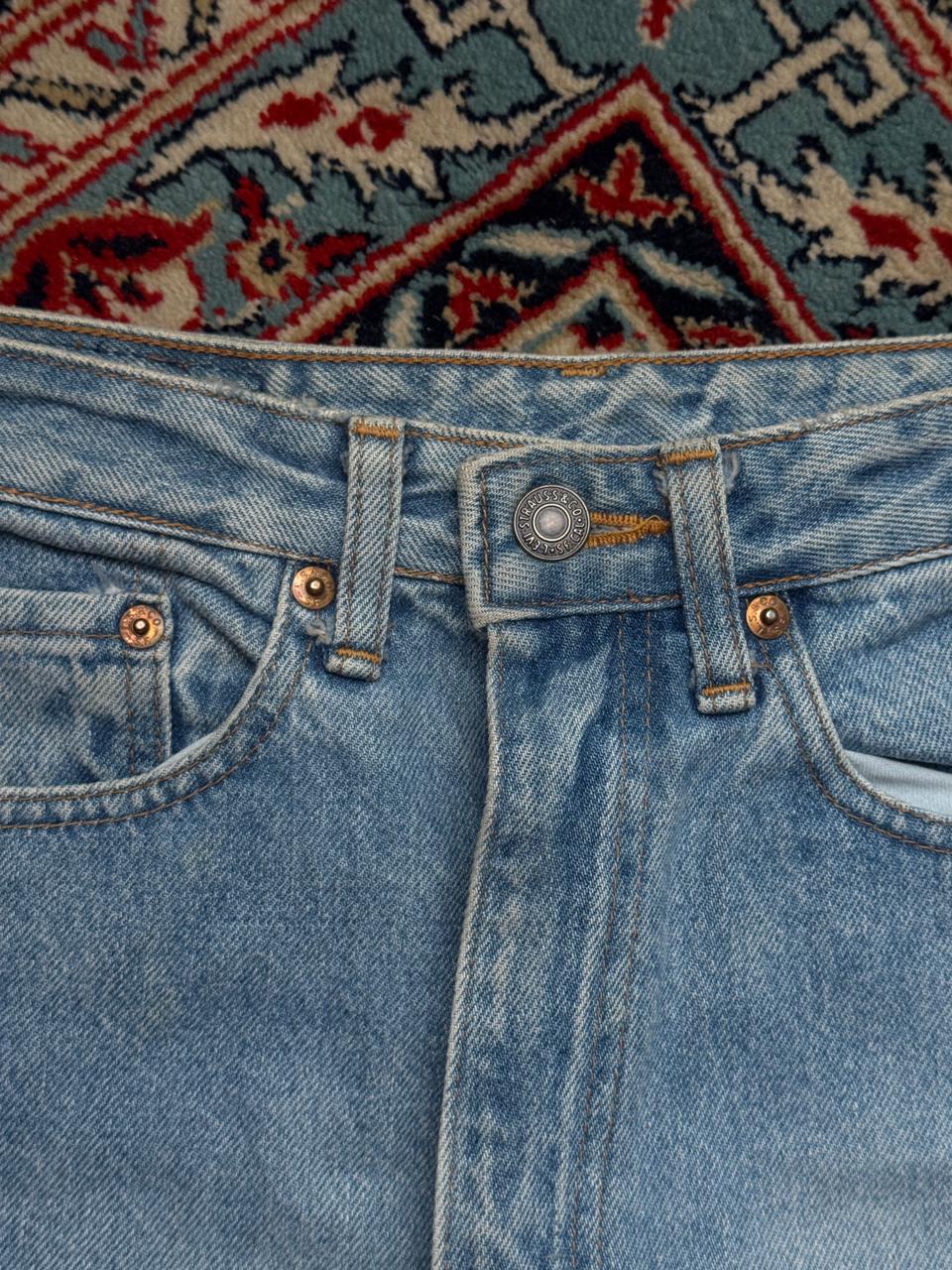 Vintage Levi's 515 High Waisted Light WashED Straight FIT Women Jeans - 24
