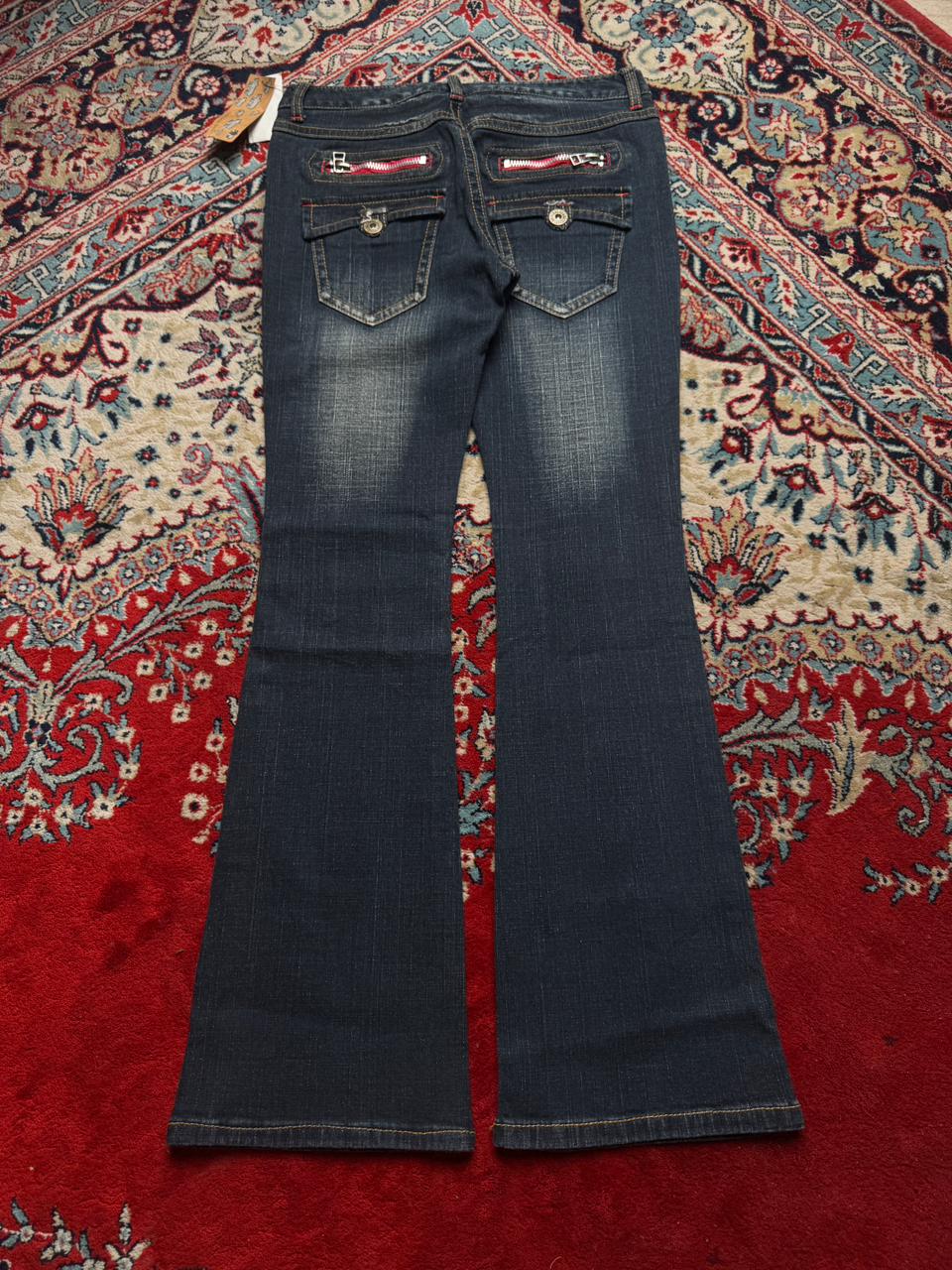 Chow Chow Chow Dark Washed FlareED Women Jeans - 30