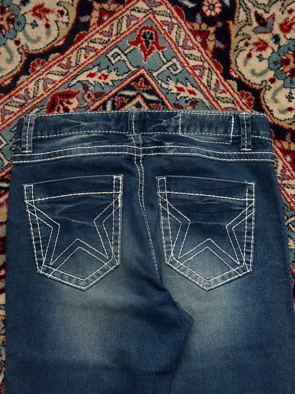 Dreammaker Hum Blue Fade BOOTCUT Fit WOMEN JEANS - 28